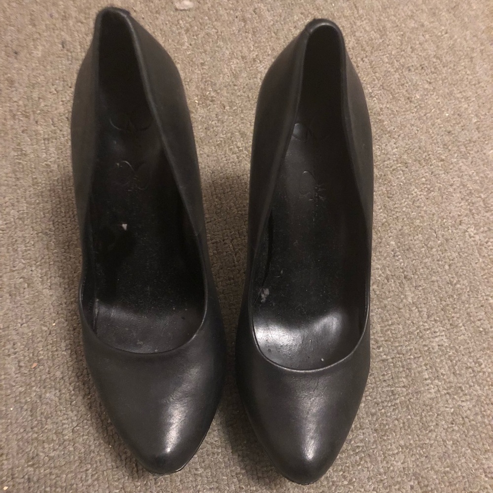 Jessica Simpson Waleo Platform Black Pumps (Used)